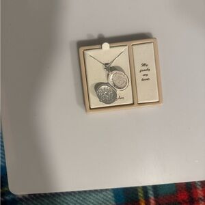 Heart Sterling Silver Circle Necklace